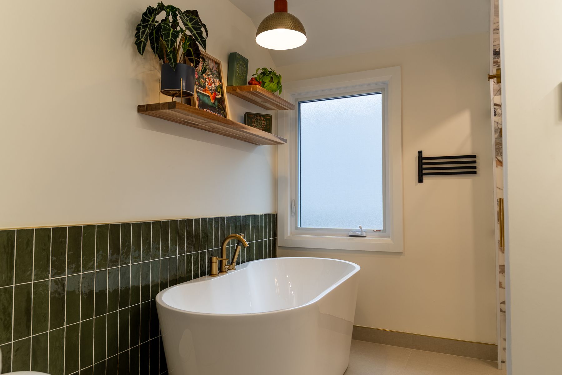 Marble bathroom renovation by Coronation Construction, photographed by Mike Mala