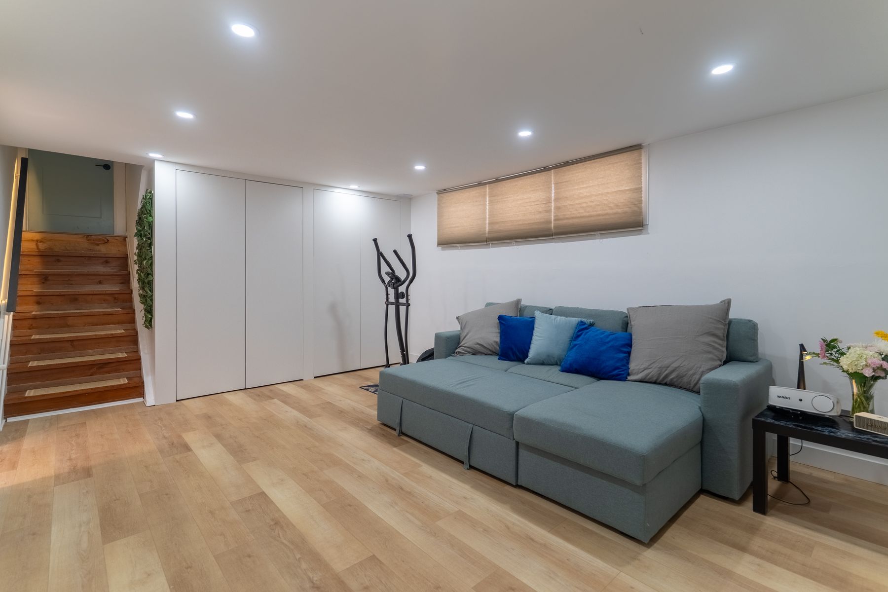 Finished basement renovation by Coronation Construction, photographed by Mike Mala