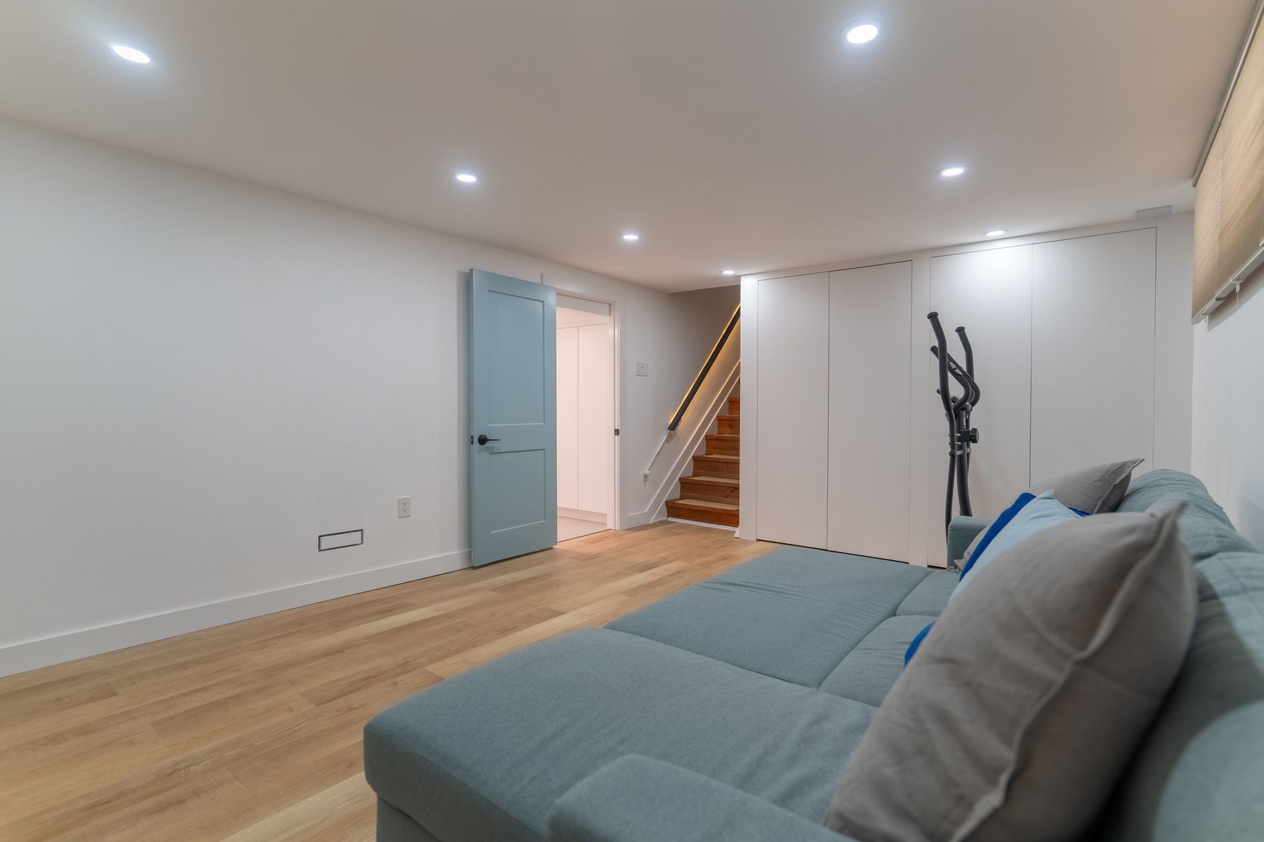 Finished basement renovation by Coronation Construction, photographed by Mike Mala