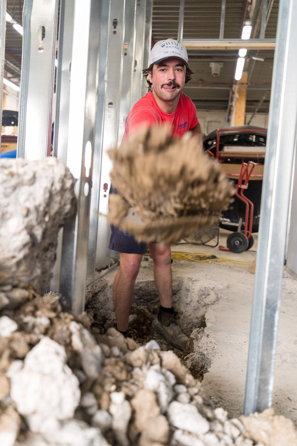 Davidson Plumbing crew on the job, photographed by Mike Mala
